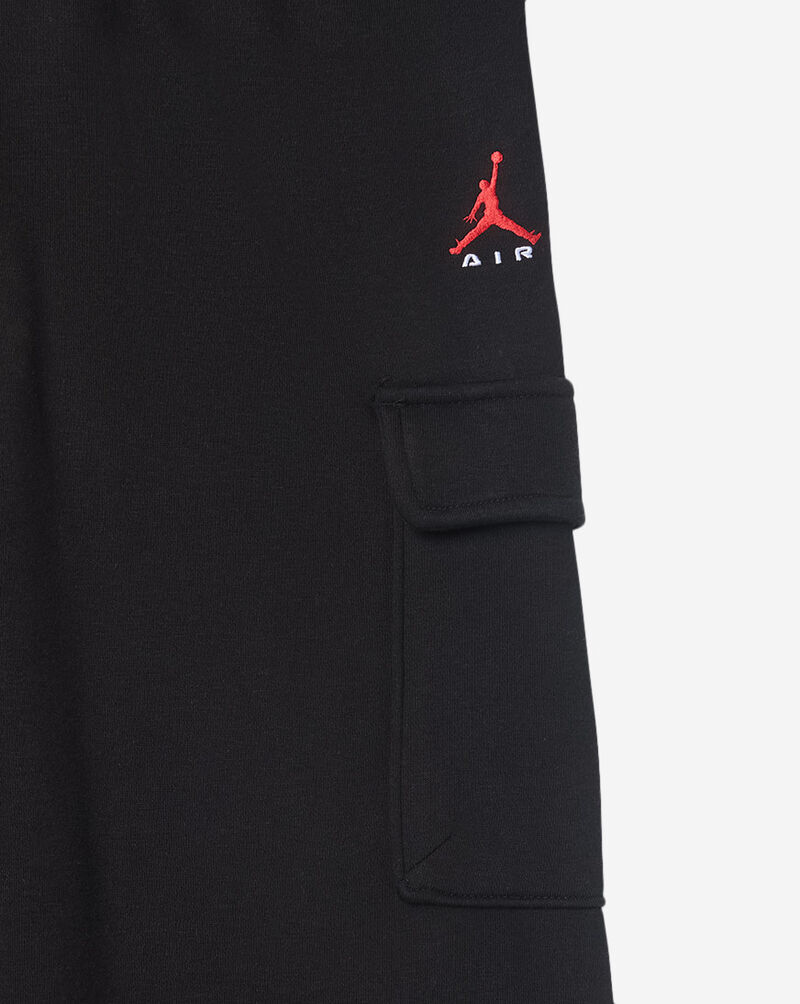 Jordan Big Kids' Brooklyn Fleece Cargo Pants 95G068-BLACK Black 3