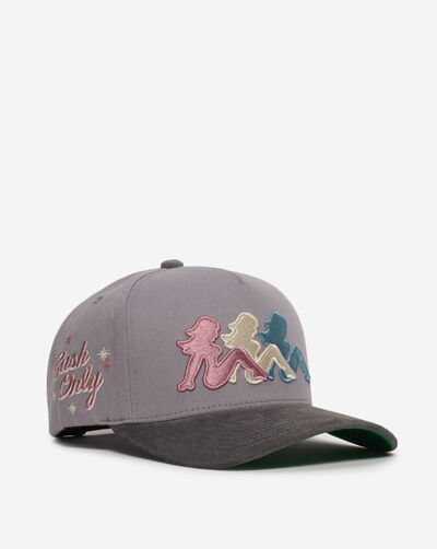 Girls Girls Girls Twill Suede Trucker Hat