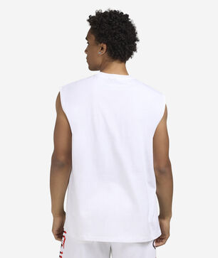 Printed Cross Muscle Tank