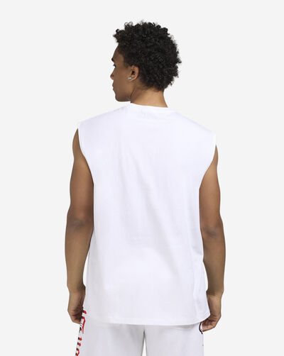 Printed Cross Muscle Tank