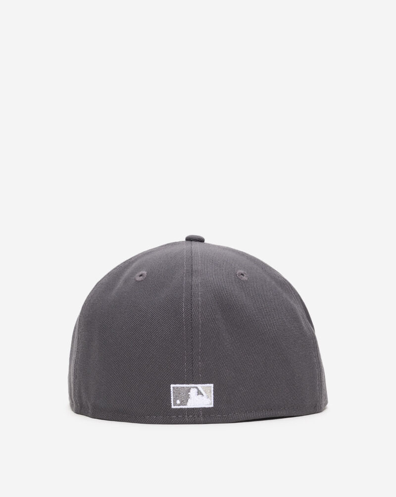 New Era 59Fifty Los Angeles Dodgers Dark Graphite Fitted Hat 70886117 Grey 3