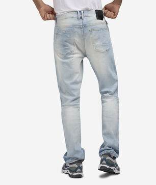 Straight Rip Repair 5 Pocket Jean