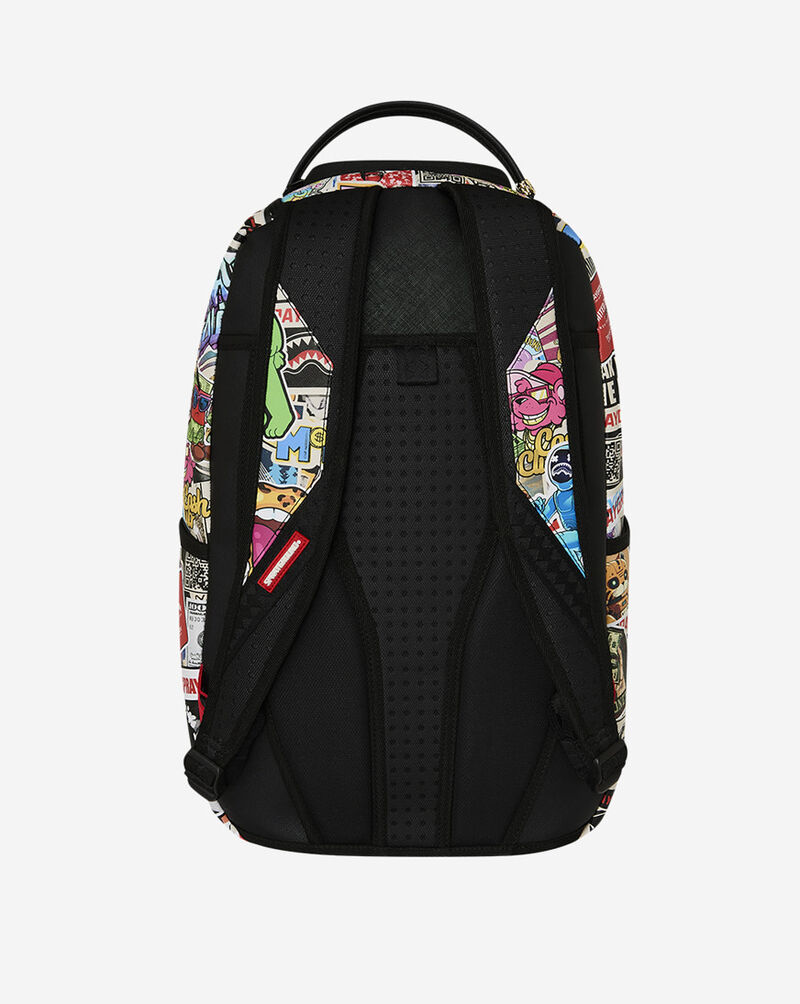 Sprayground Punk Sticker Shark Backpack B8651 Multi 3