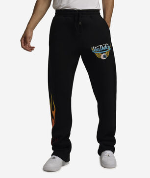 Flames Foil Fleece Pants