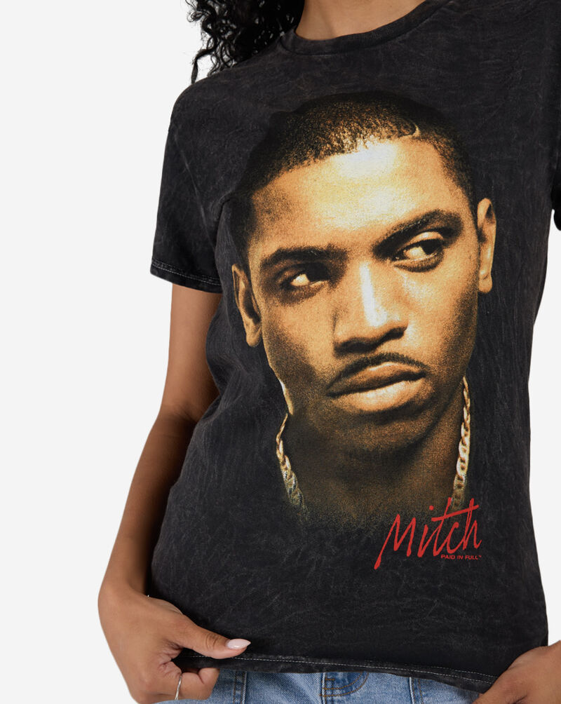 Graphic Tees Mitch Paid in Full Tee PIF0058J1591 Black 3