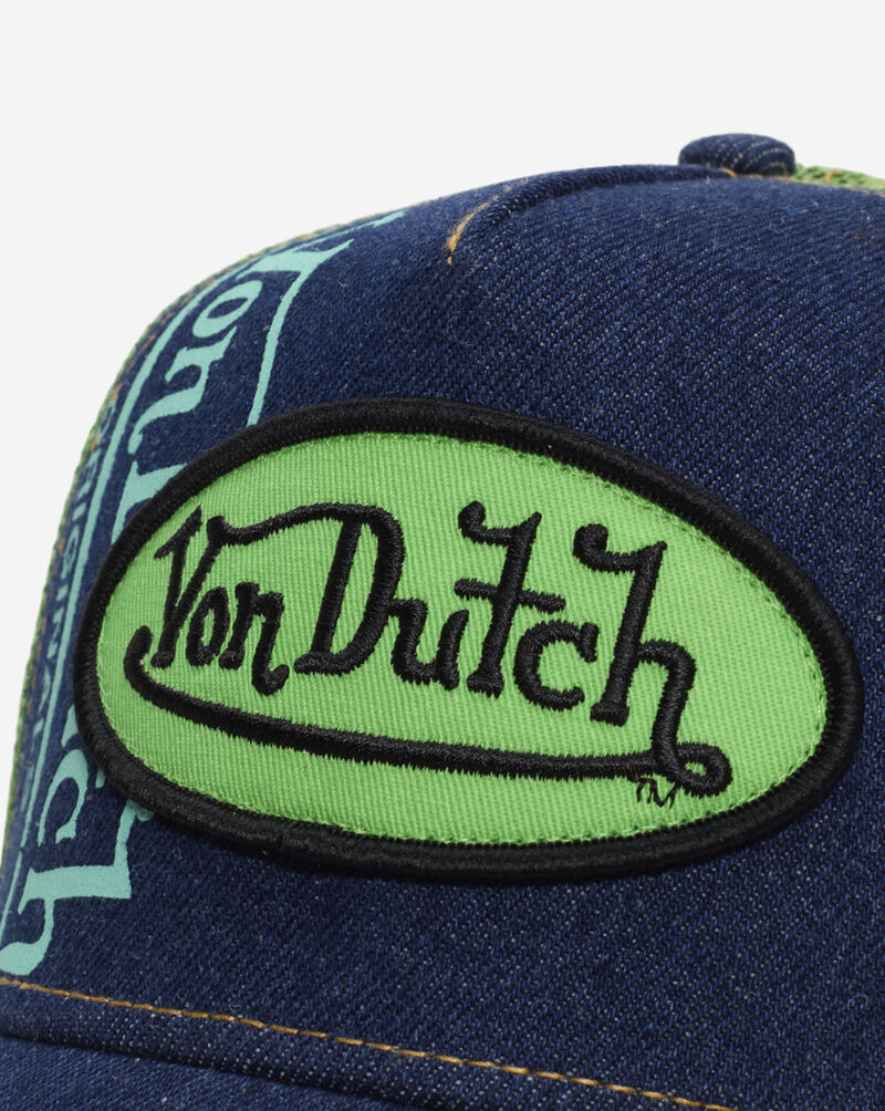 Von Dutch Tagged Trucker Hat VDHH0005-DENIM Blue 2