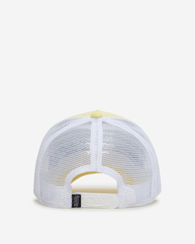 Von Dutch Velvet Trucker Hat VDHH0004-YELLOW Yellow 3