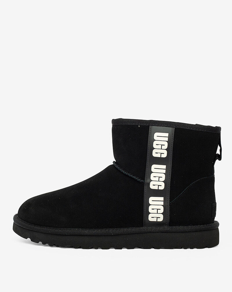 UGG Classic Mini Side Logo Boots 1122558BWHT Black 1