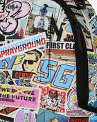 Sprayground Punk Sticker Shark Backpack B8651 Multi 6