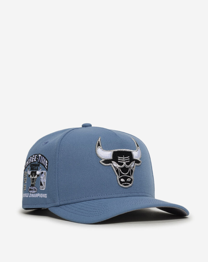 New Era 9Fifty Chicago Bulls A-Frame Snapback Hat 71084050 Blue 1