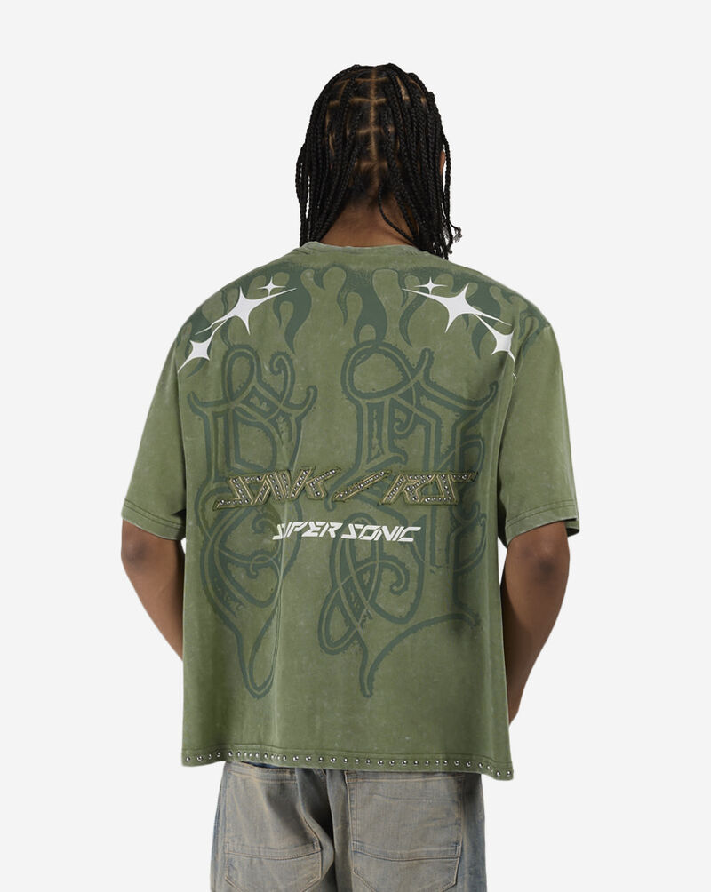 Smoke Rise Super Sonic T-Shirt KT26S447SNZ-VIN Green 2