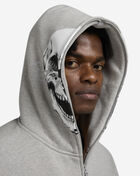 Hasta Muerte Full Zip Skull Hoodie HM0CT002-GRY Grey 4