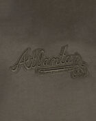 Atlanta Braves Neutral Drop Shoulder Fleece Pullover Hoodie