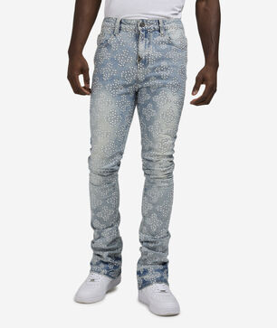 Embellished Denim Jeans