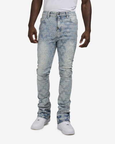 Embellished Denim Jeans