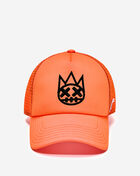 Cult of Individuality Clean Shimuchan Logo Mesh Back Trucker Hat 624B10-CH49 Orange 1