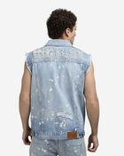 Decibel Pearl Denim Vest DECWJKT035-IND Blue 2