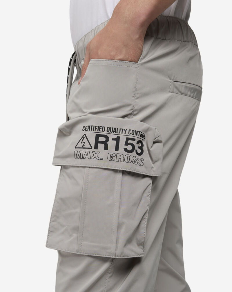 Smoke Rise Multi Cargo Nylon Pants  WP25584SN-GRY Grey 3