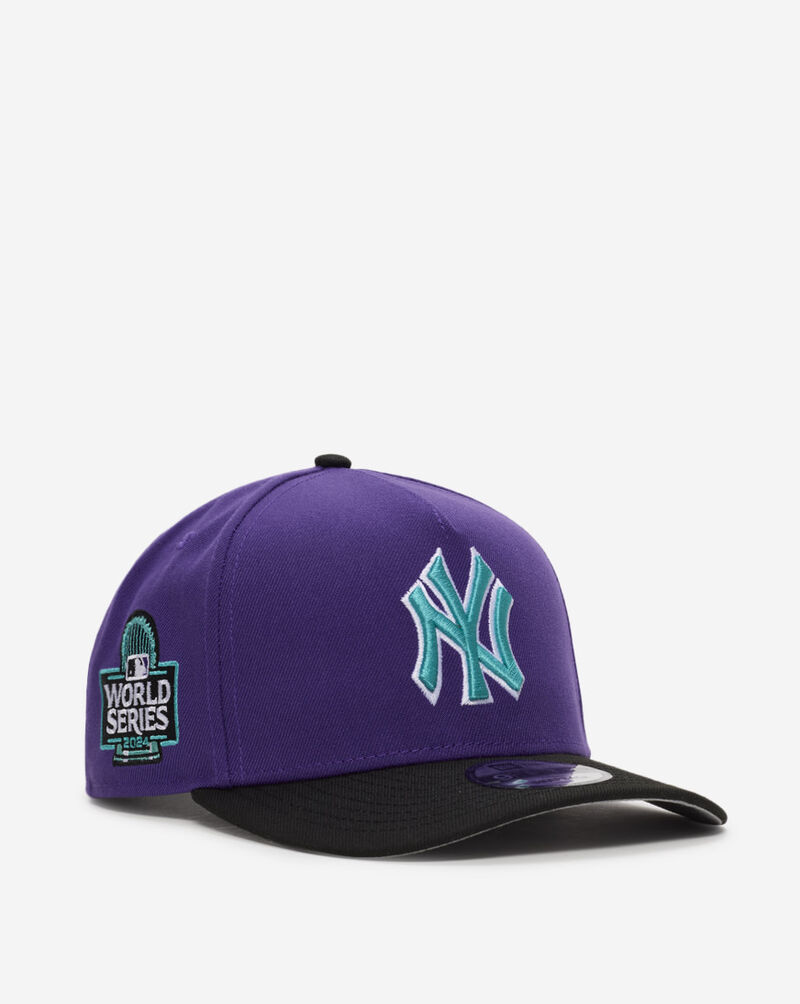 New Era 9Fifty Grape New York Yankees A-Frame Snapback Hat 70939084 Purple 1