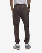 First Row Washed Jogger FRB2476S-BRW Brown 2