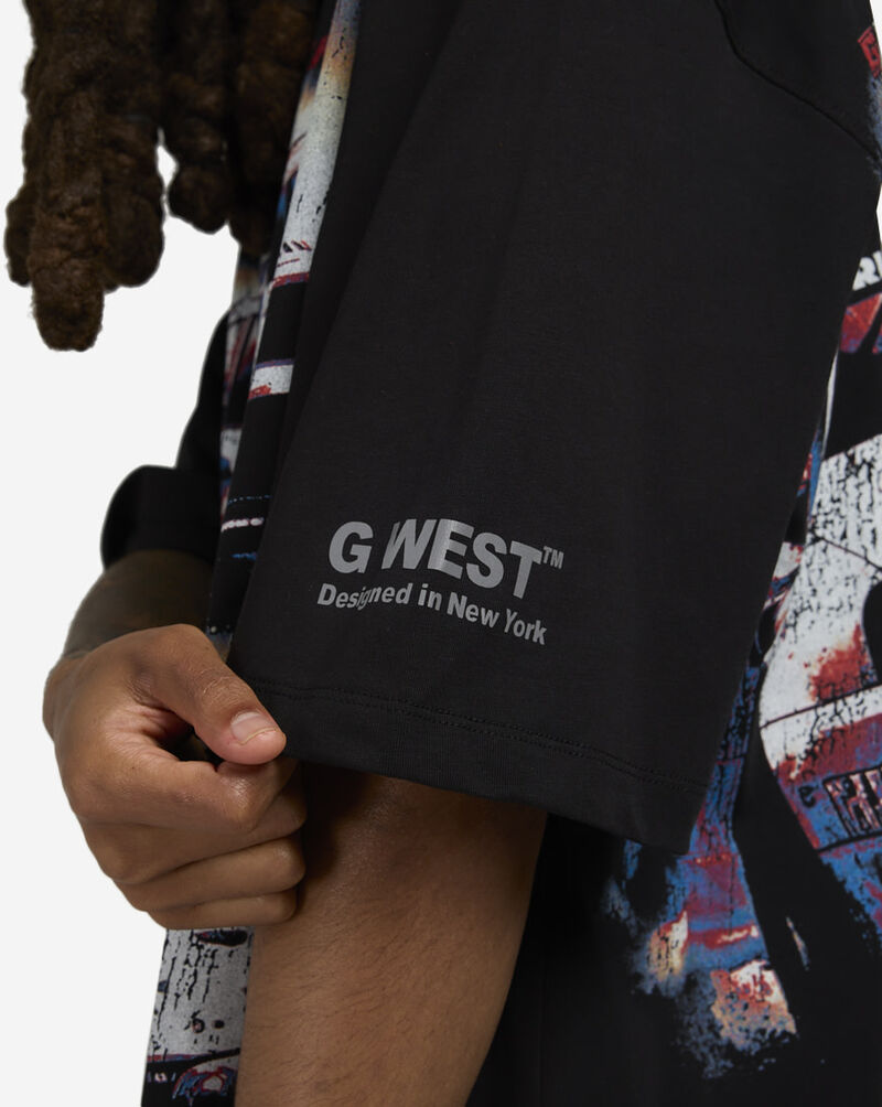 G West Racing Club Tee GWDSPPT9110 Black 3