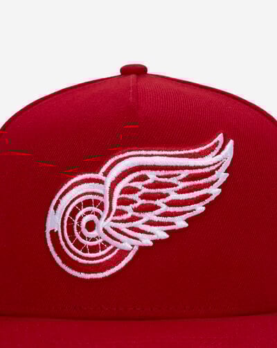 9Fifty Detroit Red Wings A-Frame Basic Snapback Hat  9Fifty Detroit Red Wings A-Frame Basic Snapback Hat