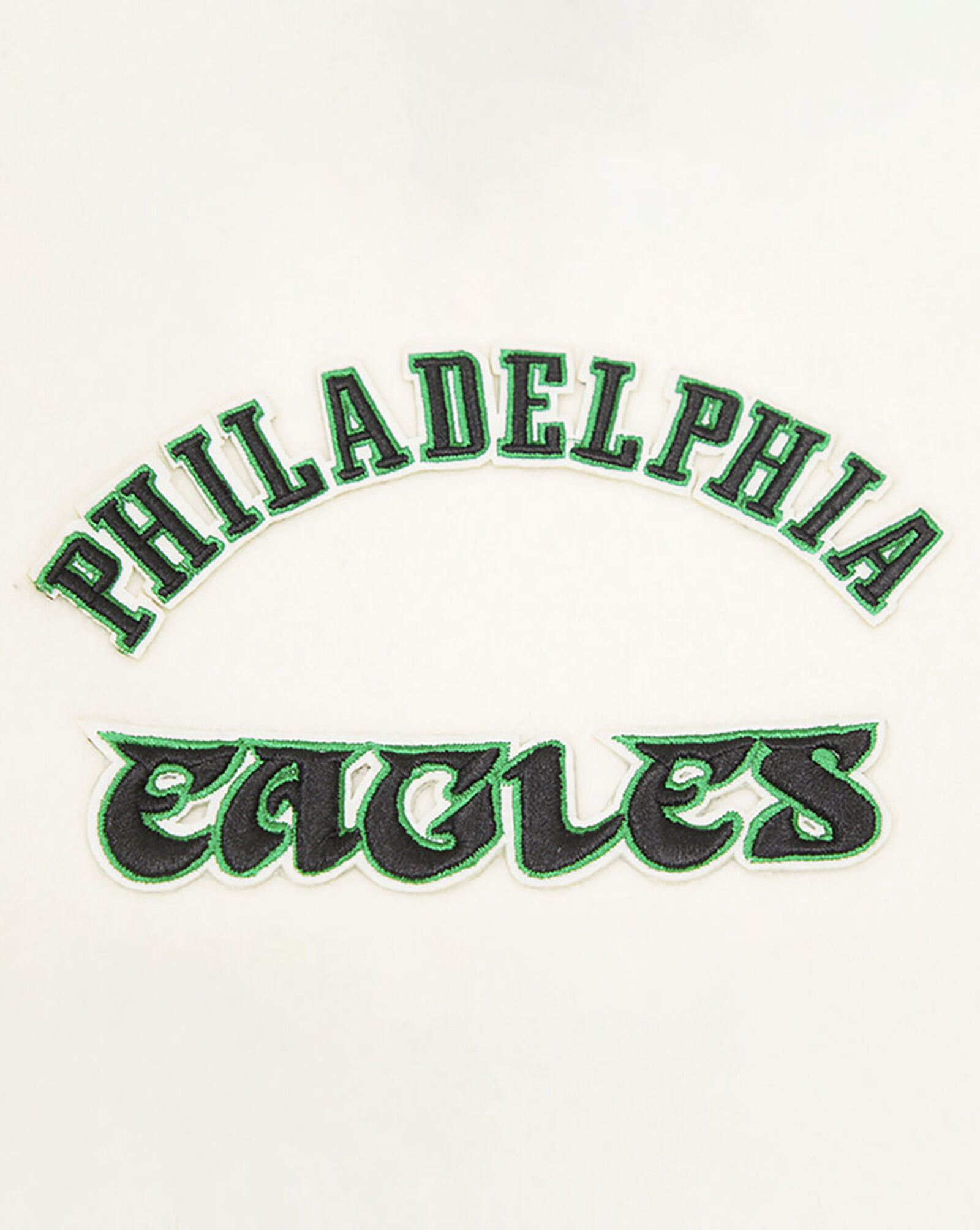Shop PRO STANDARD Philadelphia Eagles Retro Classic Rib Wool Varsity ...