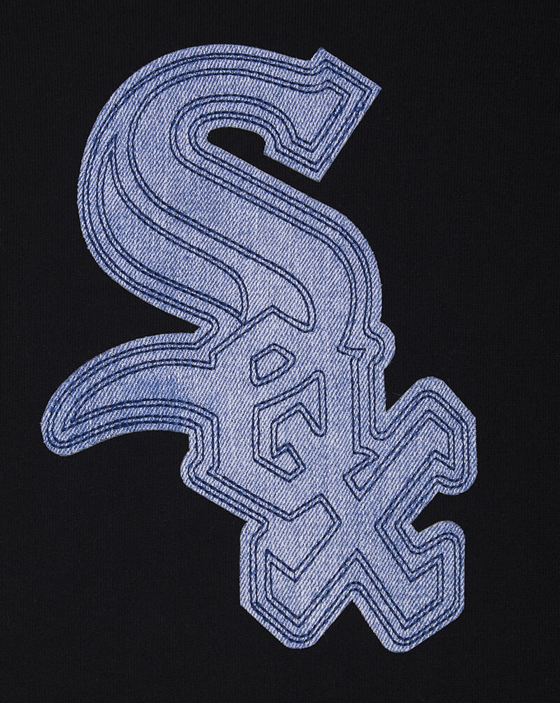PRO STANDARD Chicago White Sox Varsity Blues Pullover Hoodie LCW539148-BLK Black 2