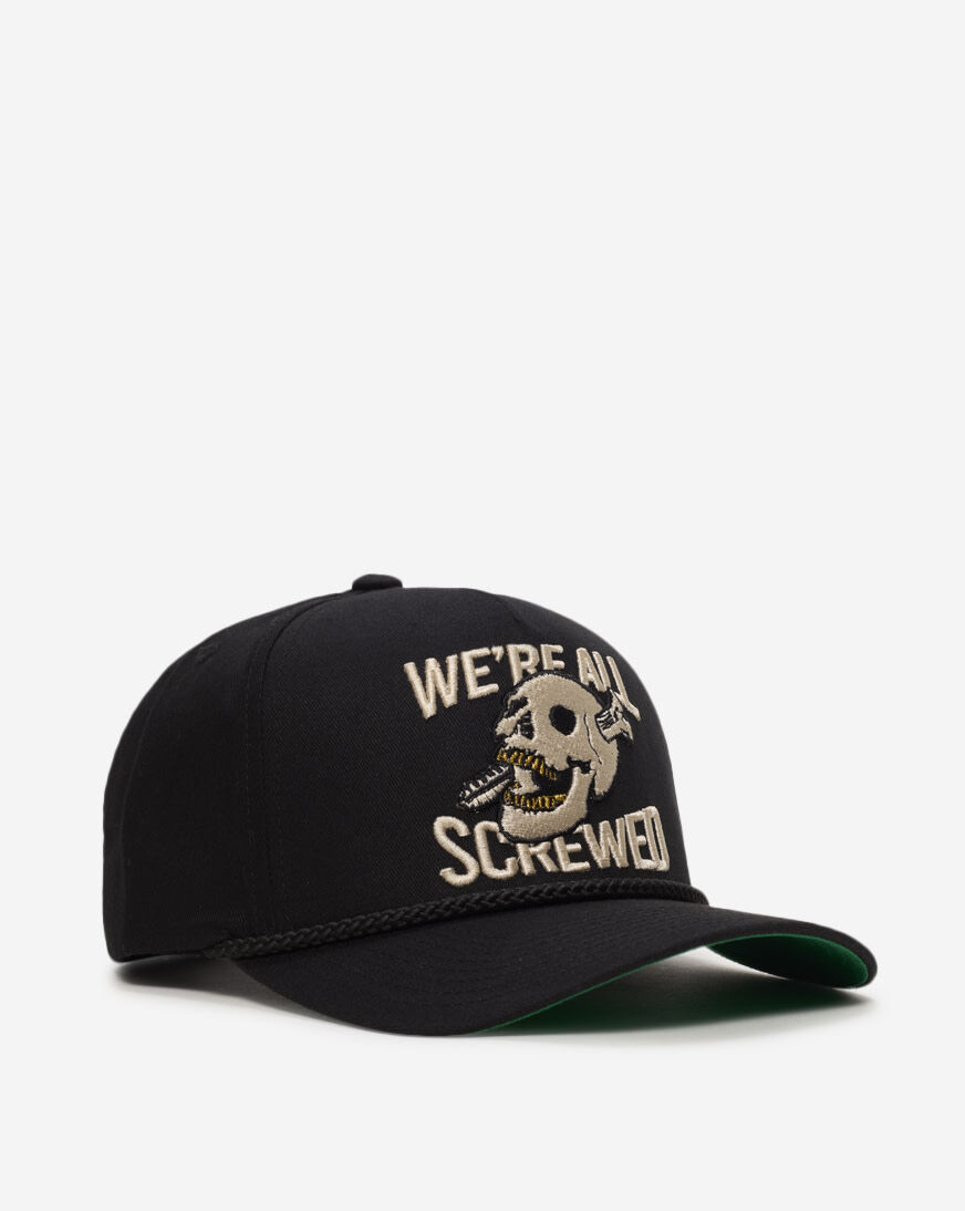 Shop Field Grade We're All Screwed Wool Trucker Hat 1005729 black