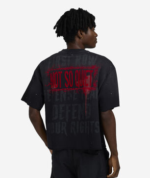 Caution Defense Team Cropped Tee