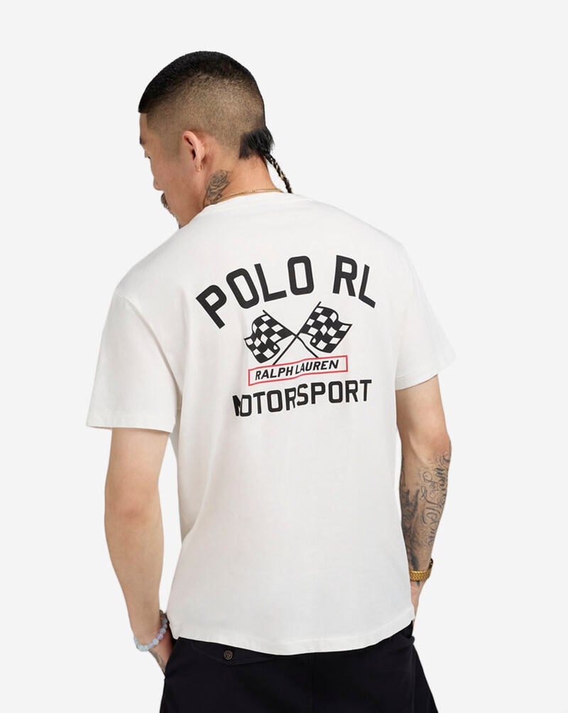 Polo Ralph Lauren Classic Fit Slub Jersey Graphic T-Shirt 710972611001-WHT White 2
