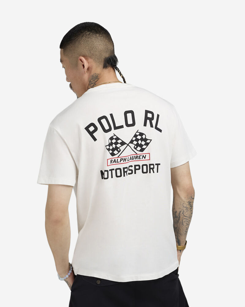 Polo Ralph Lauren Classic Fit Slub Jersey Graphic T-Shirt 710972611001-WHT White 2