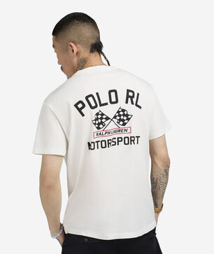 Classic Fit Slub Jersey Graphic T-Shirt