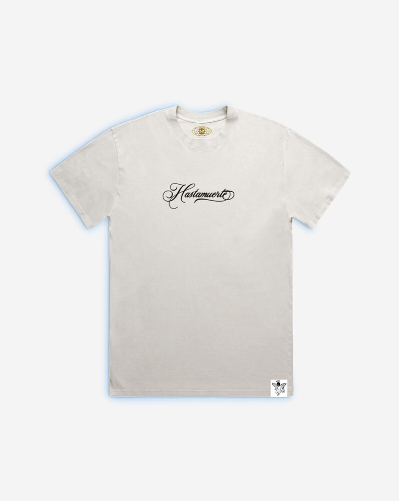 Hasta Muerte Smoke Angels Tee HM-SMOKEANGEL-TEE-WHITE White 1