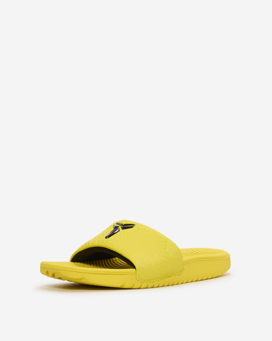 Shop Nike Little Kids' Kobe Kawa Slides IF2871-700P yellow