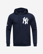 PRO STANDARD New York Yankees Classic Chenille Double Knit Pull Over Hoodie  LNY531152-MDN Blue 1