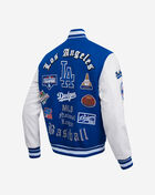 Los Angeles Dodgers Old English Rib Wool Varsity Jacket