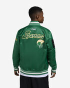 PRO STANDARD Norfolk State University Hoco Satin Jacket CNS671197-KGR Green 2