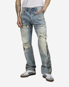 Smoke Rise Tapestry Flame Fashion Straight Jeans JP25114SNZ-BLU Blue 1