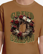 Mister Tee Grind Season Wreath Tee MTUS552-US-00987 Brown 3