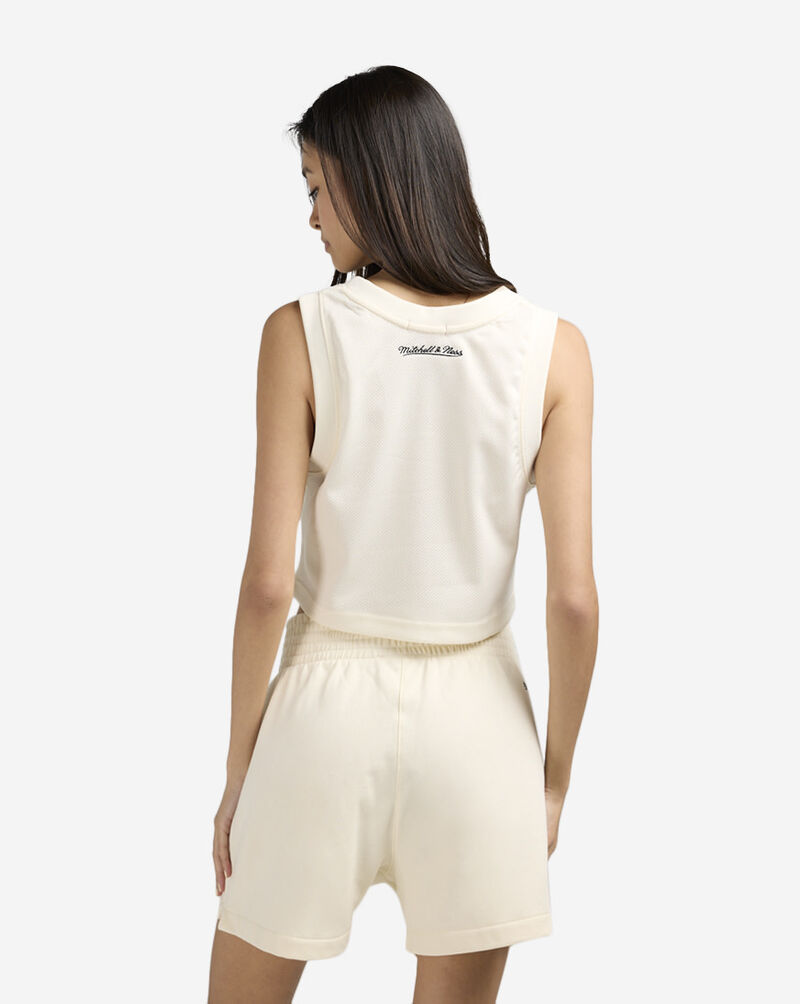 Mitchell  Ness Philadelphia 76ers Crop Tank TP8487-P76CREA White 2