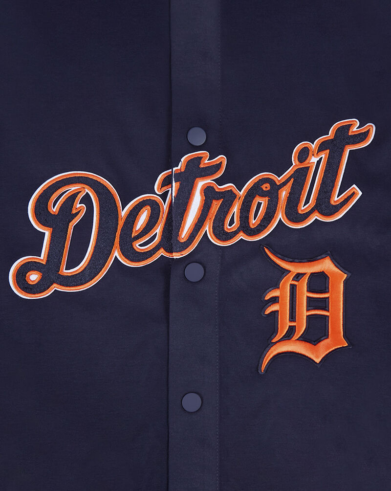 PRO STANDARD Detroit Tigers Short Sleeve Classic Warm Up Jacket LDT1314551-MDO Blue 2