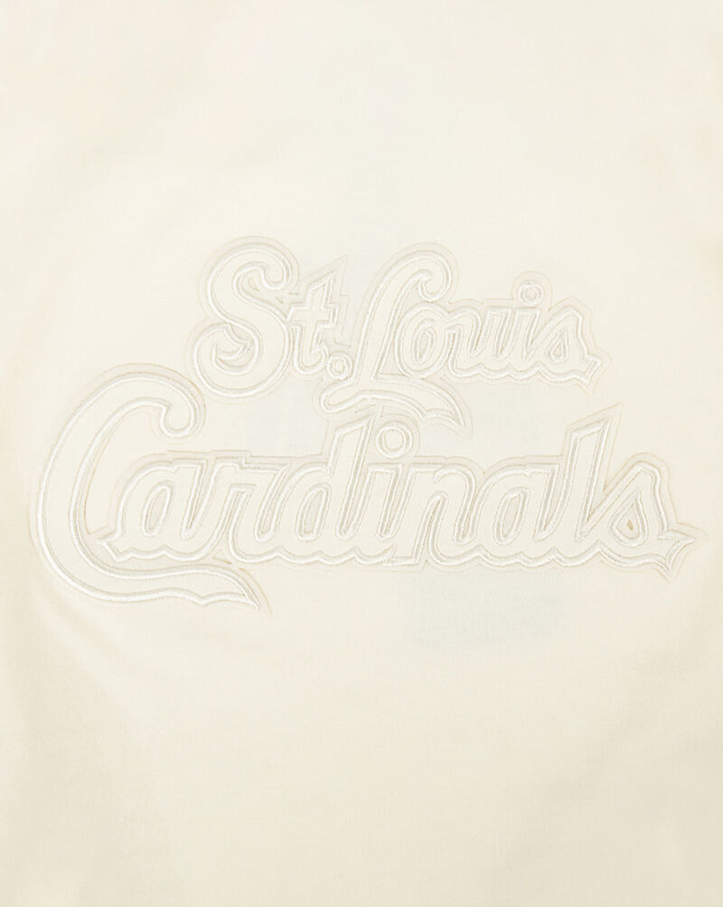 PRO STANDARD Big Girls' St. Louis Cardinals Neutral Boxy Tee  LSCBA314969-EGG cream 4