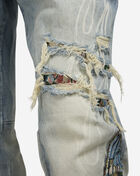 Tapestry Flame Fashion Straight Jeans
