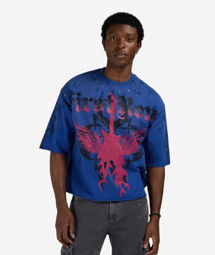 Dystopian Jewel Terry Crop Tee