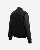 Los Angeles Lakers Triple Black Wool Varsity Jacket