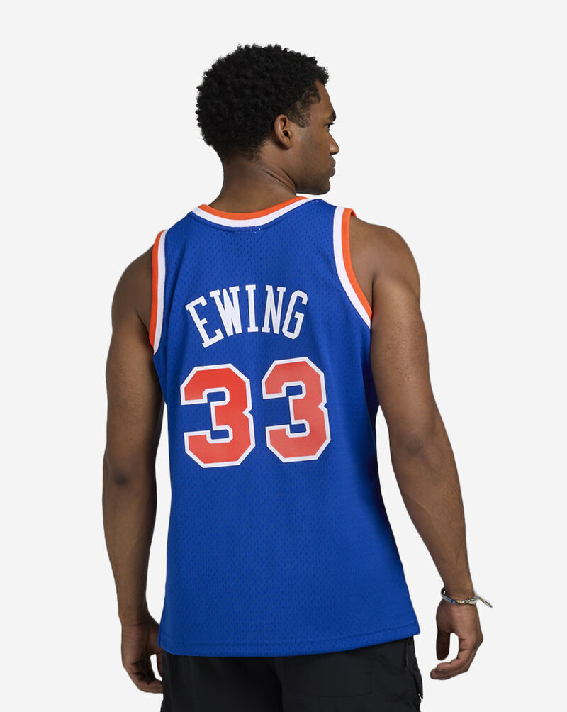 Mitchell  Ness New York Knicks Ewing Swingman Jersey SMJYGS18186-NYKROYA91PEW Blue 2