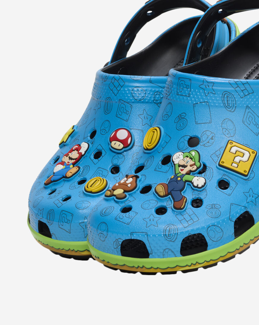 Shop Crocs Grade School Super Mario Classic Clog 212139-90HJ multi