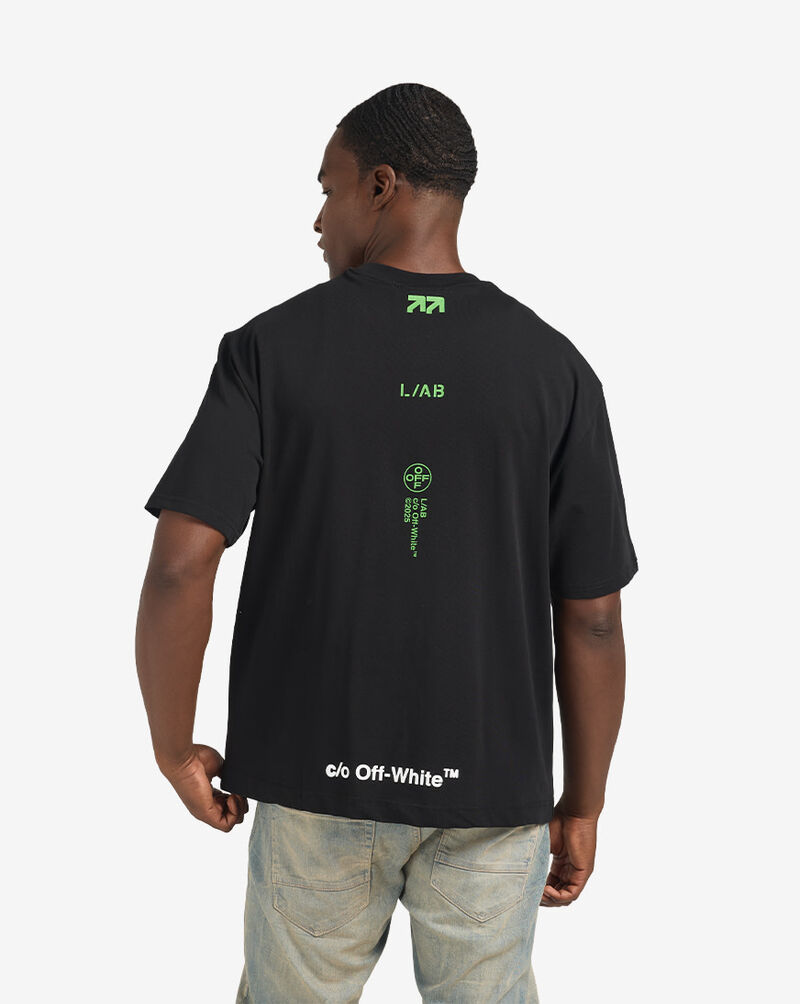 L/AB c/o Off-White Off Stacked tee 44LABF26T078-001 Black 2