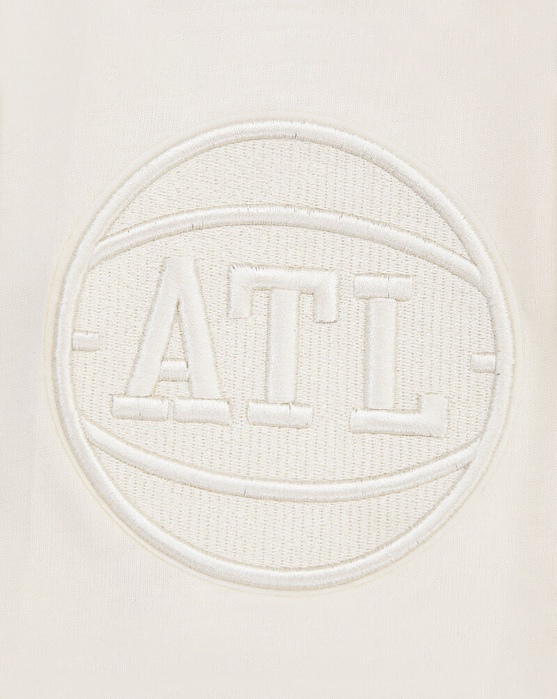 PRO STANDARD Atlanta Hawks Neutral Drop Shoulder Tee BAH158174-EGG cream 4